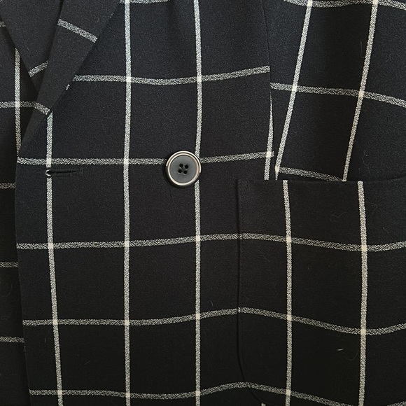 Dex New York Navy Pinsquare Double Breasted Jacket - Picture 4 of 8